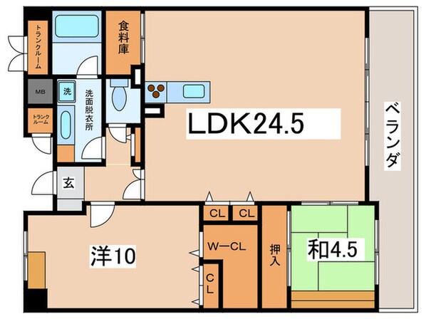 帝塚山松寿庵の物件間取画像